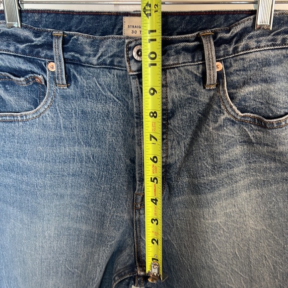 Gap Cone Denim 100% Cotton Slim Straight Jeans Medium Indigo - 30T - Picture 5 of 9